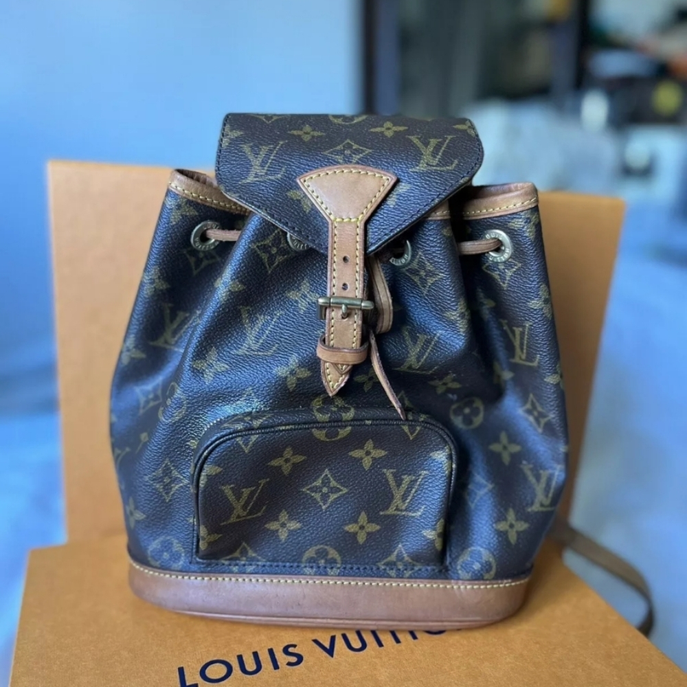 Louis-vuitton montsoris mini backpack